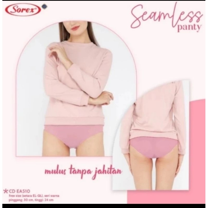 Celana dalam wanita seamless tanpa jahitan sorex EA 510