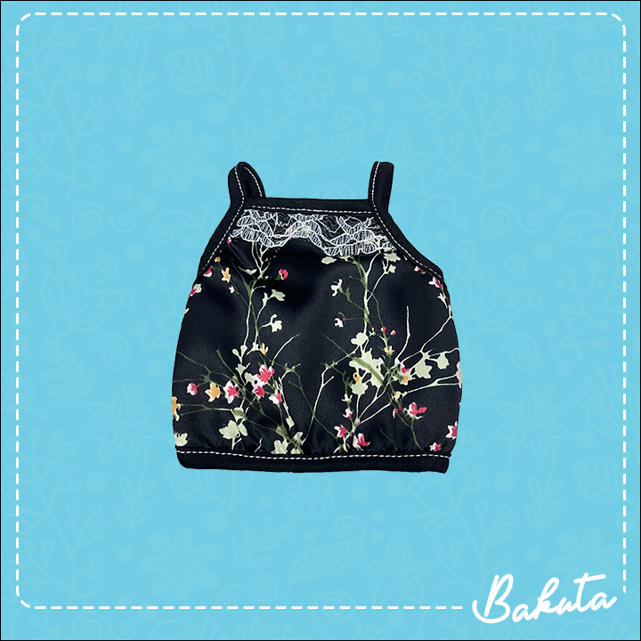 Baju Kucing Model Crop Top Aester untuk kucing dan anjing Kecil model Casual | Crop Top Bakuta!