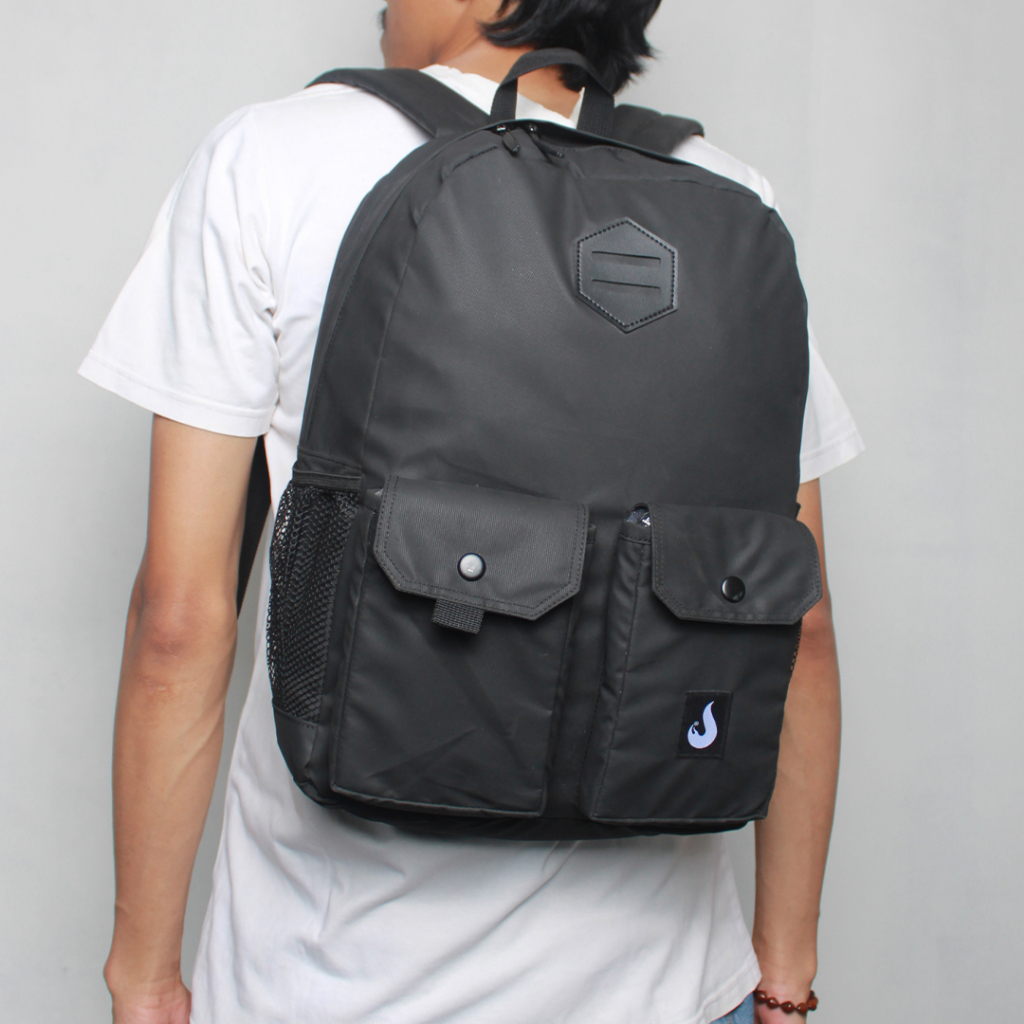 Backpack Tas Ransel Tas Laptop Daypack Waterproof -  Sidewalk Every