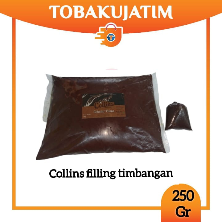 

(250 GR) COLLINS FILLING cokelat isian kue roti