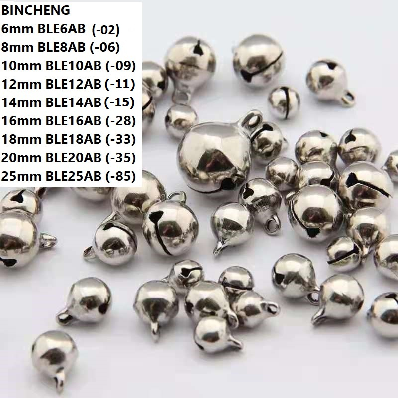 Bell lonceng kelintingan Warna Warni &amp; Silver Emas Uk 16-25mm Harga/200-500pc