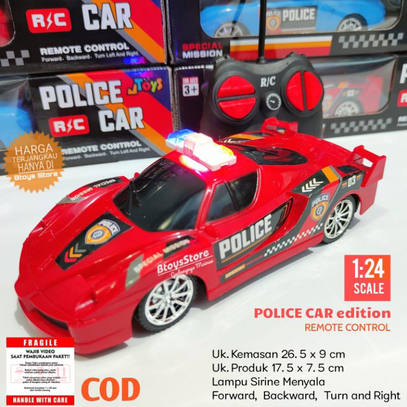 Promo Rc Mobil Remote Control Ban Nyala Color Glitter Wheels Scala 1:20