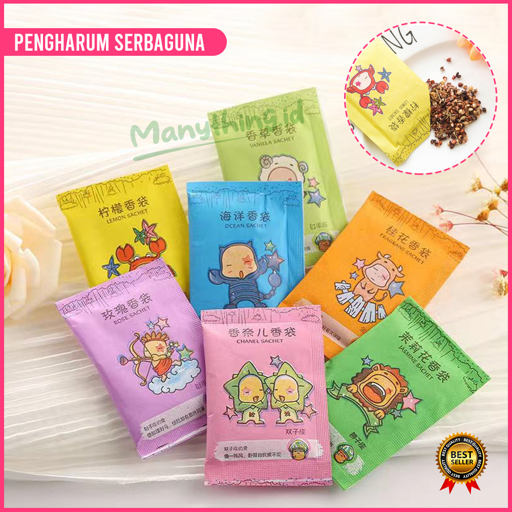 Pewangi Lemari Rak Sepatu Tas Kamar Kamar mandi Koper Mobil Pakaian - Pengharum Ruangan Sachet Mini - Aromaterapi Parfum Ruangan Sachet Ukuran Mini