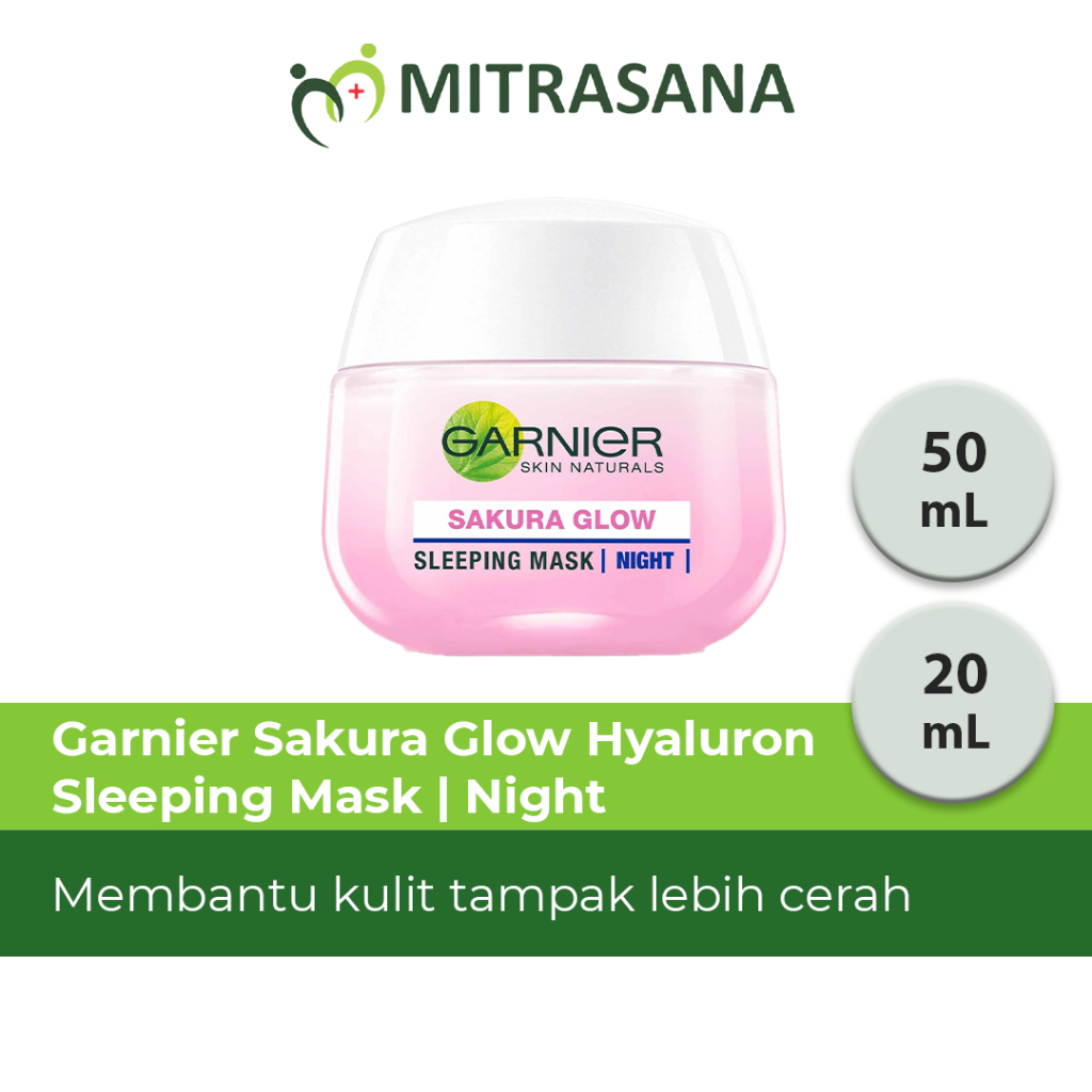 Garnier Sakura Glow Serum Night Cream Moisturizer Skin Care