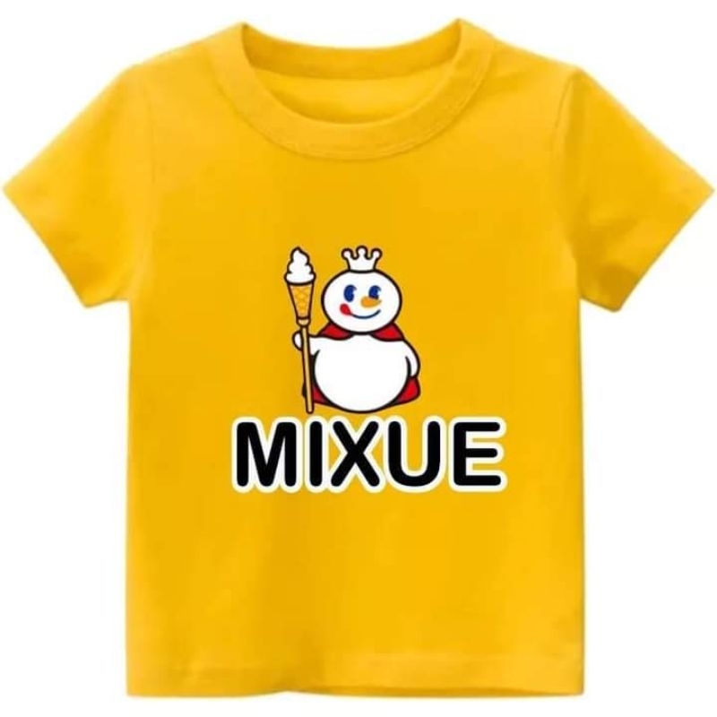 Promo Murah Kaos Anak Unisex Cowok Cewek Lengan Pendek MIXUE Digital Sablon Baju Kaos Anak Laki Laki Atasan Tshirt Anak Usia Umur 2 3 4 5 6 7 8 9 Tahun Zagzeg Clothing