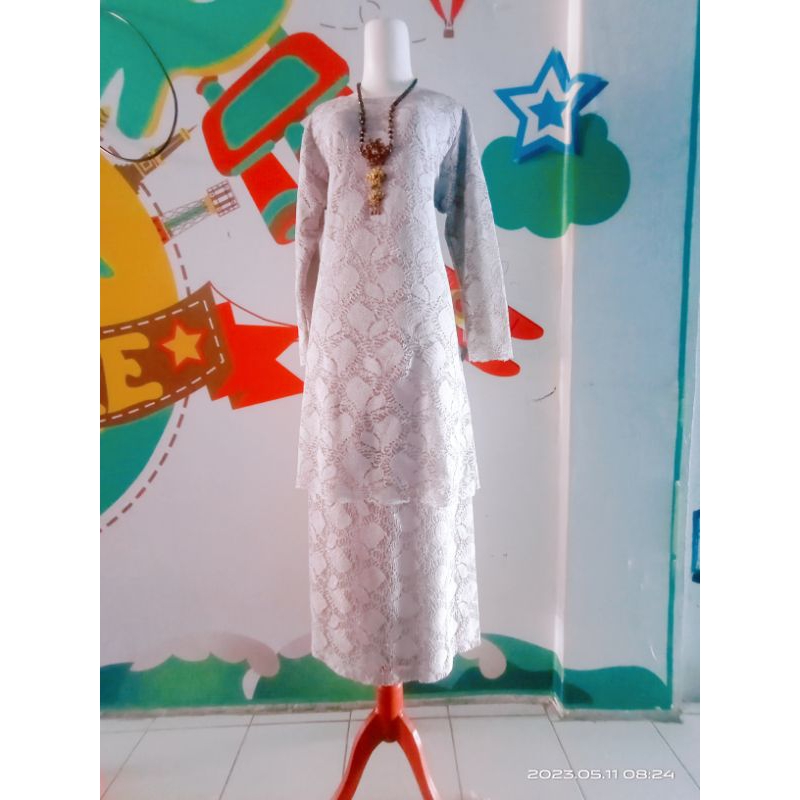 Baju Kurung Malaysia/ Baju Borkat/ Ukuran L