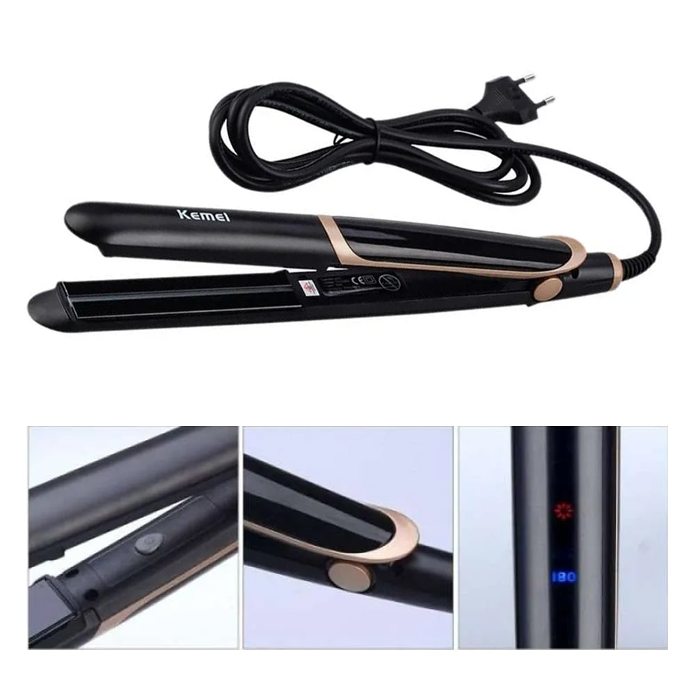 Beauty Jaya - Catokan Rambut Kemei 471 Cantokan Rambut Plat Lebar Temperatur Suhu Porfesional Hair Straightener