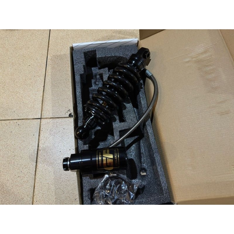 Shock belakang Ride It GP103 Ninja RR tabung pisah double click