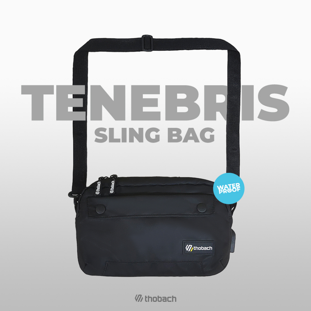 THOBACH-SLING BAG WATERPROOF TENEBRIS TAS SELEMPANG