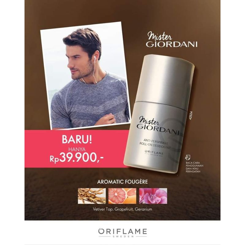 PROMO Giordani Gold Original Perfumed Roll-On Deodorant/Miss Giordani Perfumed Roll on Deodorant/Mister Giordani Anti-perspirant Roll-On Deodorant/Divine Deodorant/Glacier Deodorant