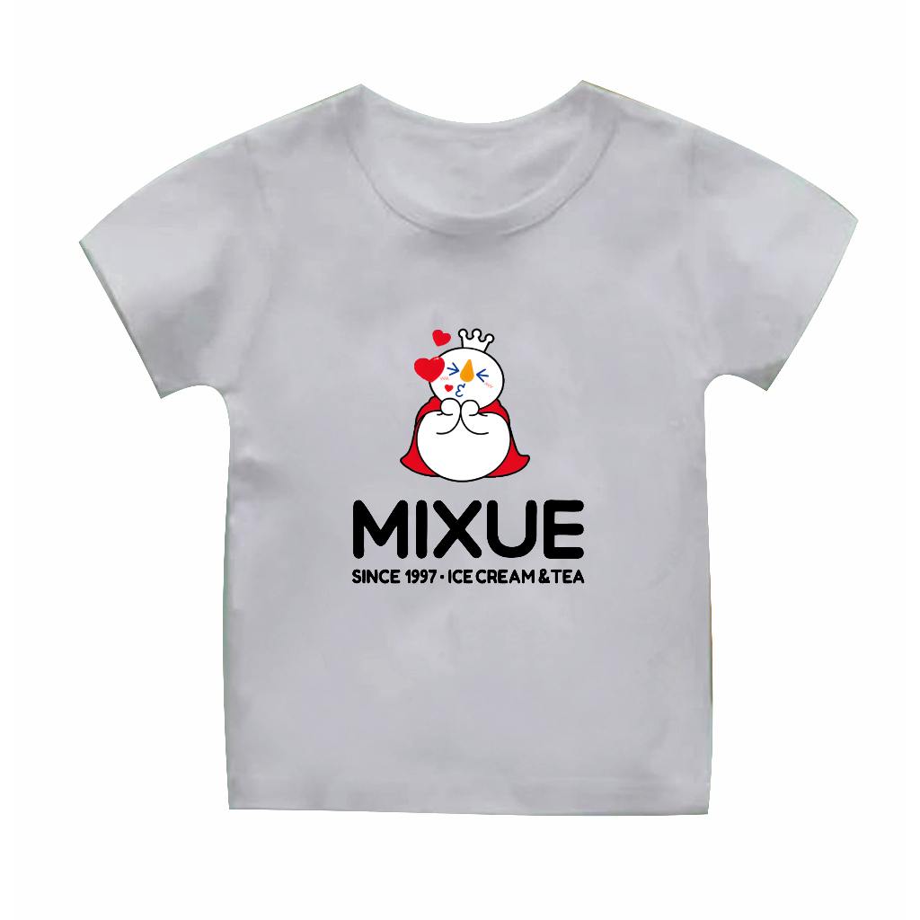 GG DTF Kaos Anak Cowo Cewe Terbaru Es krim wo ai ni