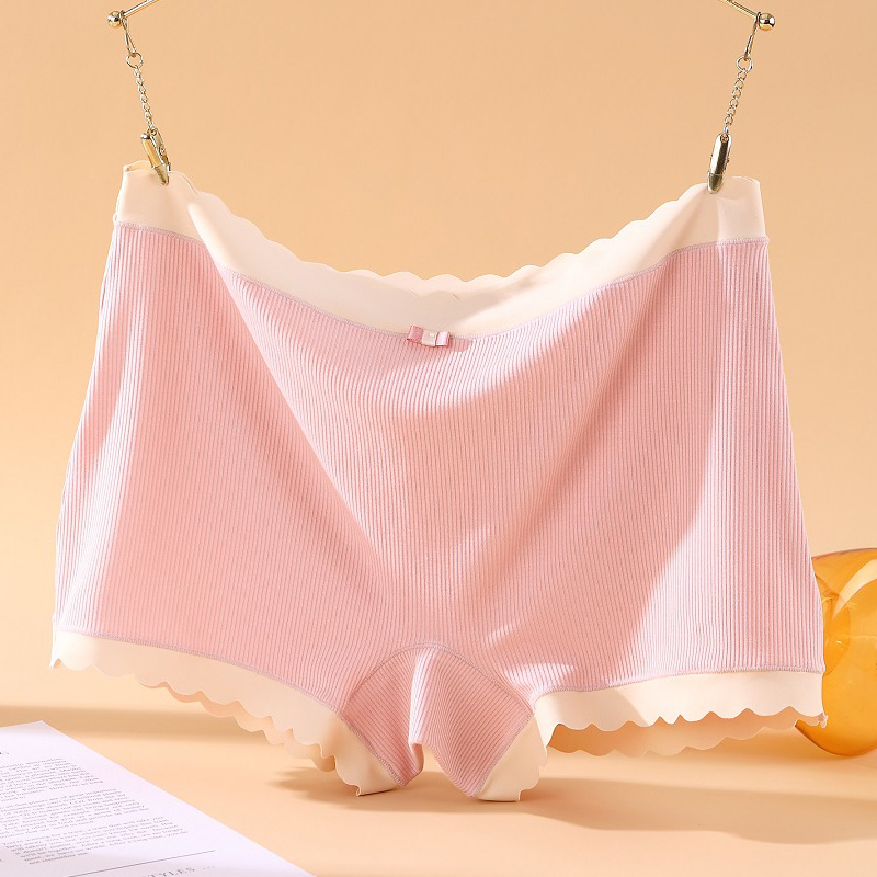 TUTULADY Wanita Celana Dalam Boxer Fashion Musim Panas Keren Besar Elastis Ukuran Besar CD