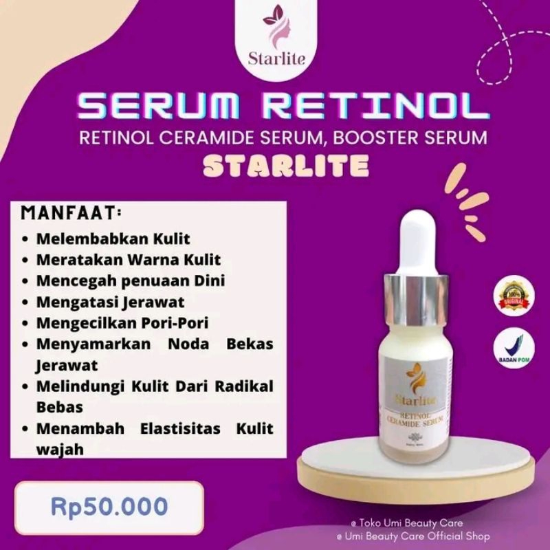 SERUM RETINOL STARLITE UBC BPOM