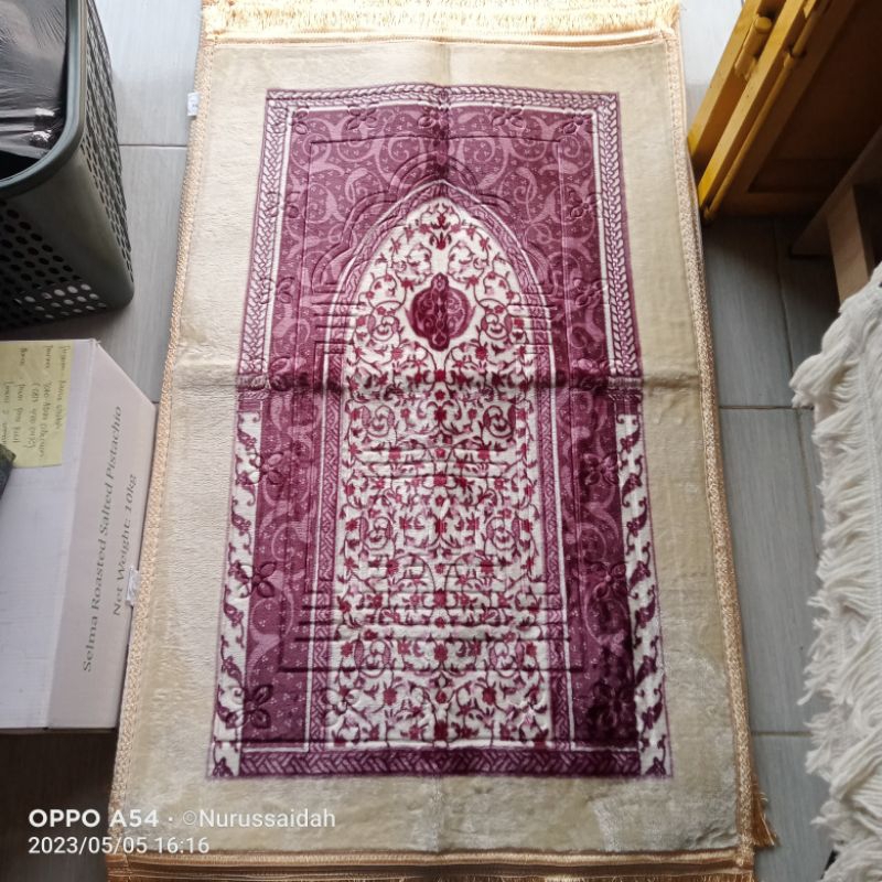 sajadah bludru jumbo premium printing