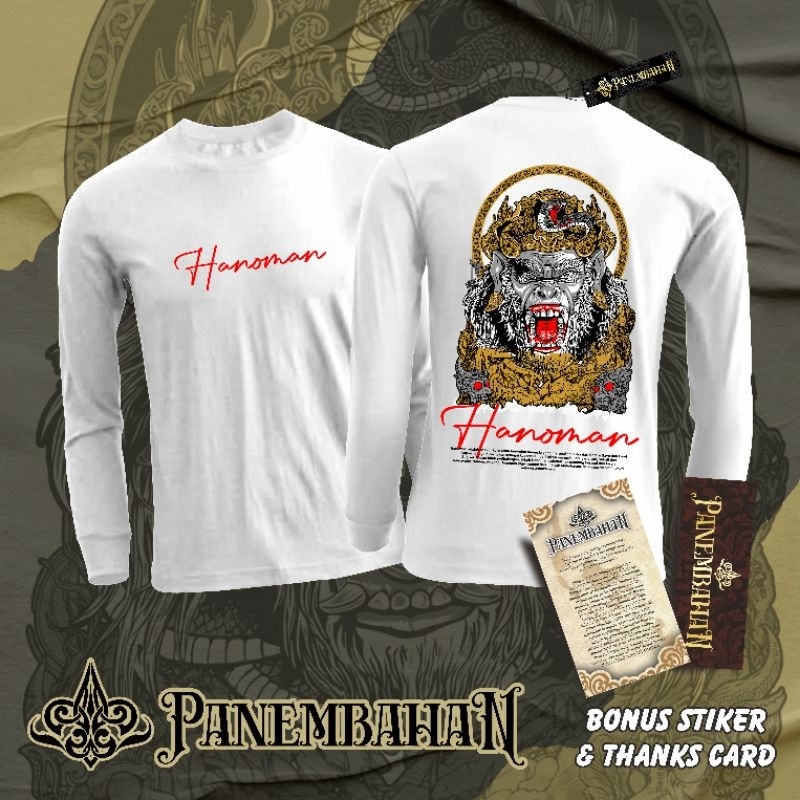 KAOS JAWA HANOMAN  PANJANG HITAM / PUTIH