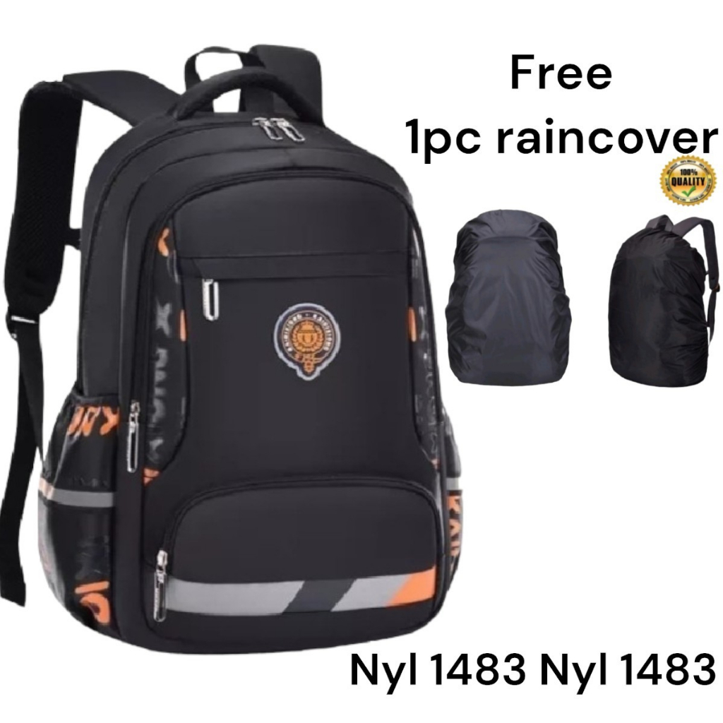 Tas Sekolah Anak Laki Laki SD SMP Tas Ransel Free Raincover