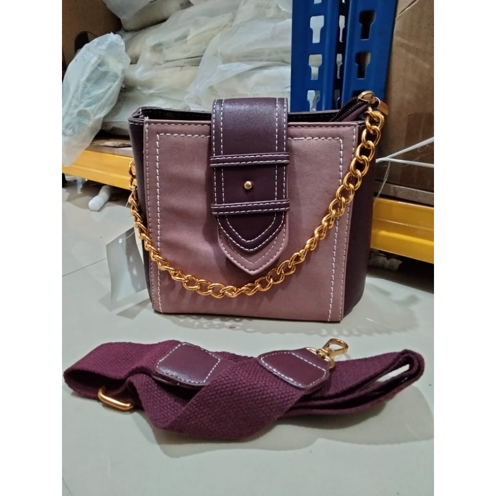 JK T243 1KG MUAT 2PCS TAS SLINGBAG SELEMPANG  IMPORT