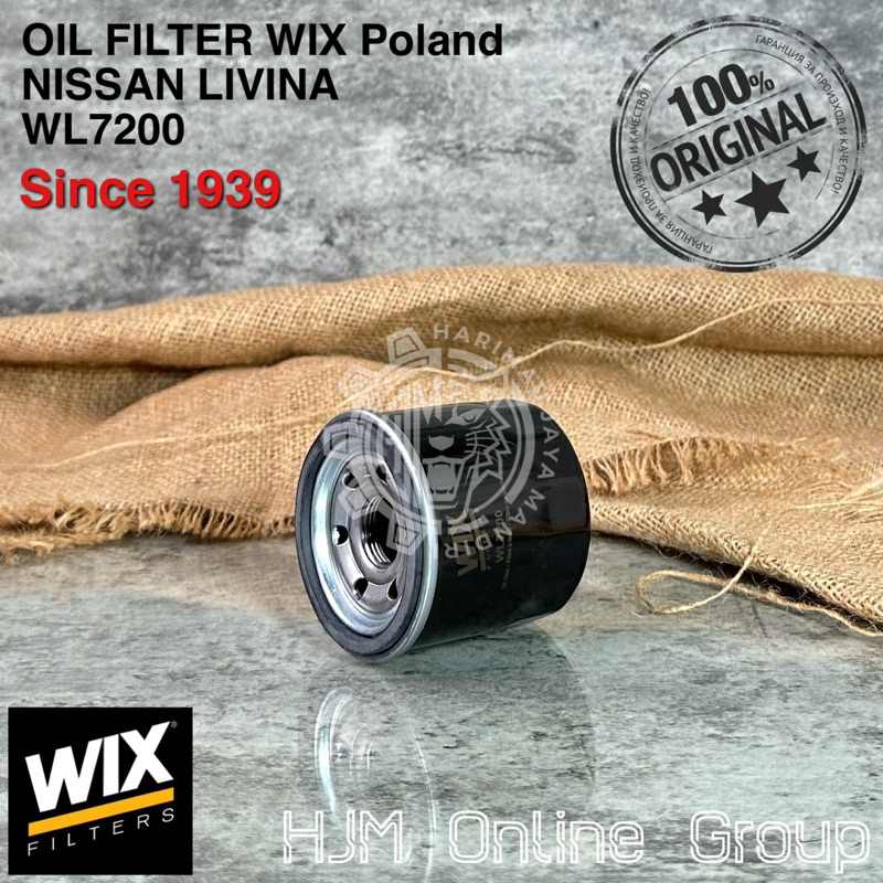 OIL FILTER OLI NISSAN LIVINA EVALIA JUKE XTRAIL SERENA WIX Poland