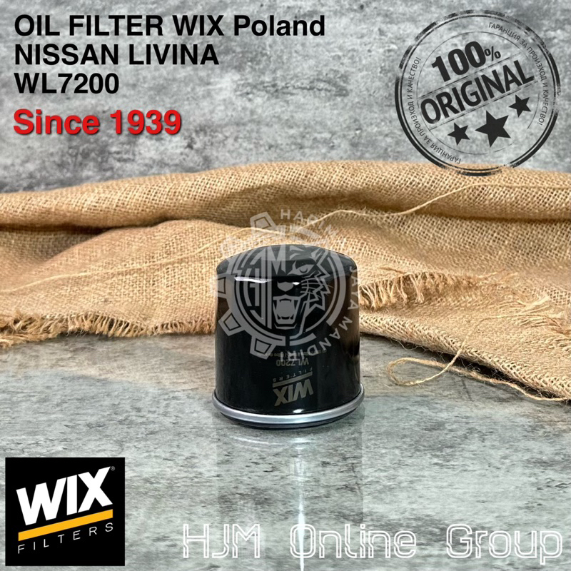 OIL FILTER OLI NISSAN LIVINA EVALIA JUKE XTRAIL SERENA WIX Poland