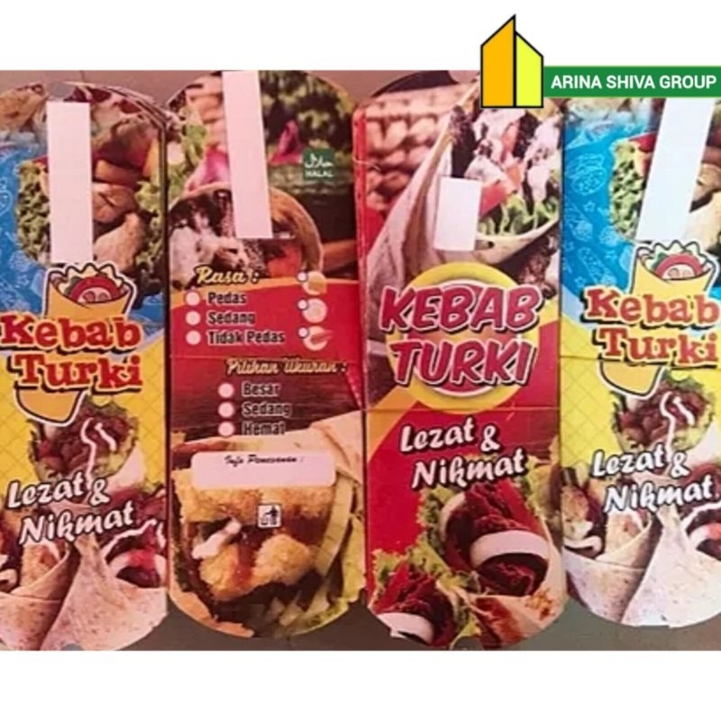 

200 LEMBAR KERTAS KEBAB TARIKAN UKURAN 25 × 9,5 CM HIGH QUALITY PAPER CRAFT TEBAL PRODUK TERBARU | KOTAK KEBAB KEKINIAN | DUS KEBAB VIRAL TIKTOK | KEMASAN KEBAB KEKINIAN | BOX KEBAB VIRAL | ARINA SHIVA GROUP 5917