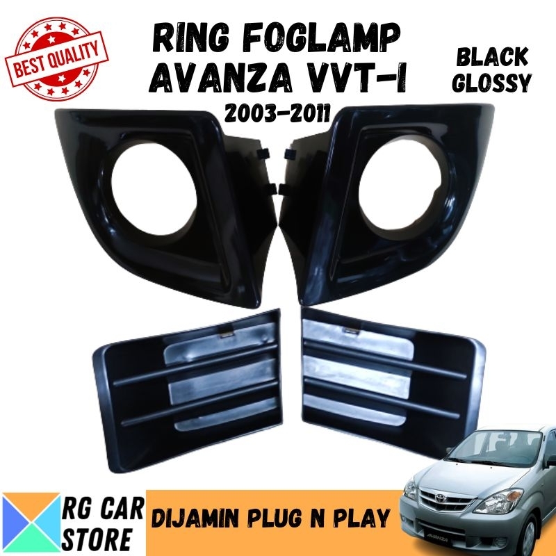 RING FOGLAMP/GARNISH FOGLAMP AVANZA VVT-I 2003-2011 DIJAMIN PNP TINGGAL PASANG BERKUALITAS