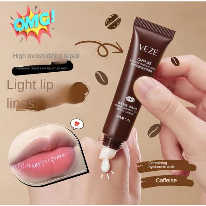 Veze Moisturizing Elastic Radiant Charm Lips - coffe pelembab krim bibir