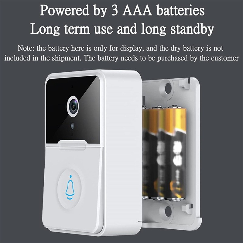 Video Doorbell Bel Rumah - Wireless Waterproof Bel Lonceng Pintu.