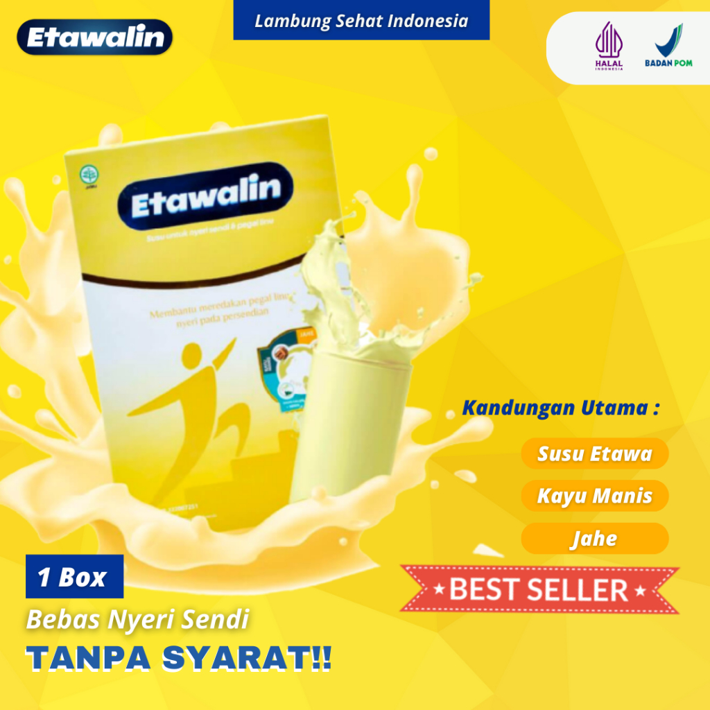 

SUSU ETAWALIN Original Atasi Nyeri Sendi & Tulang 1 Box