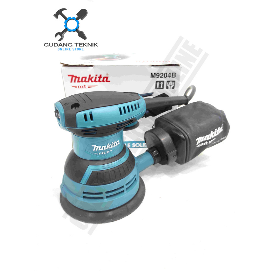 Mesin Amplas Sander Bulat 5&quot; MT924 MAKTEC x M9204B MAKITA / Finishing Orbital Sander Palm Sander Elektrik 5 Inch MT 924 M 9204B MAKTEC x MAKITA