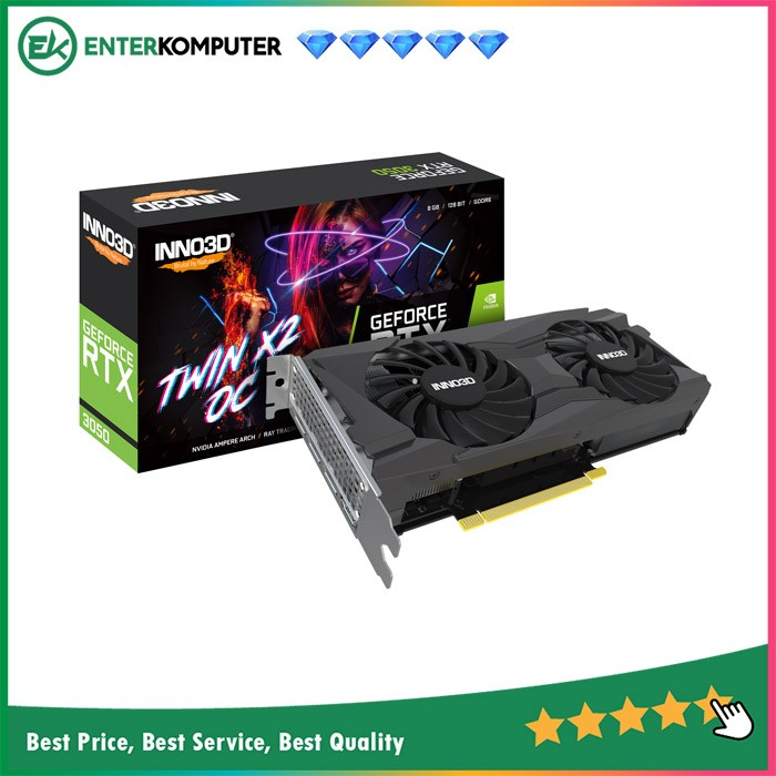 Inno 3D GeForce RTX 3050 8GB GDDR6 Twin X2 OC