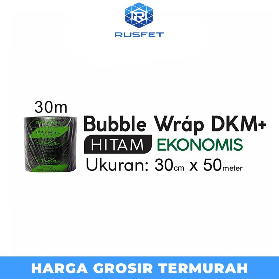 

Bubble Wrap Hitam Ekonomis 30cm x 50m BUBBLEWRAP ROLL DKM PLUS