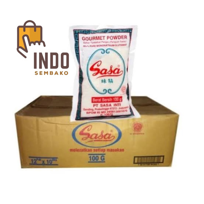 Sasa 100g isi 10 / Sasa penyedap rasa / Micin MSG Sasa 1 ons / Penambah rasa