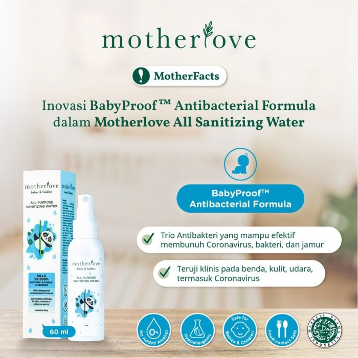 Sanitizer Motherlove Purpose Sanitizing 60 ml