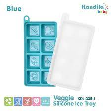 Cetakan Es Batu Silikon Tempat MPASI Bayi Kandila Baby Veggie Silicone Ice Tray / KDL 035-1