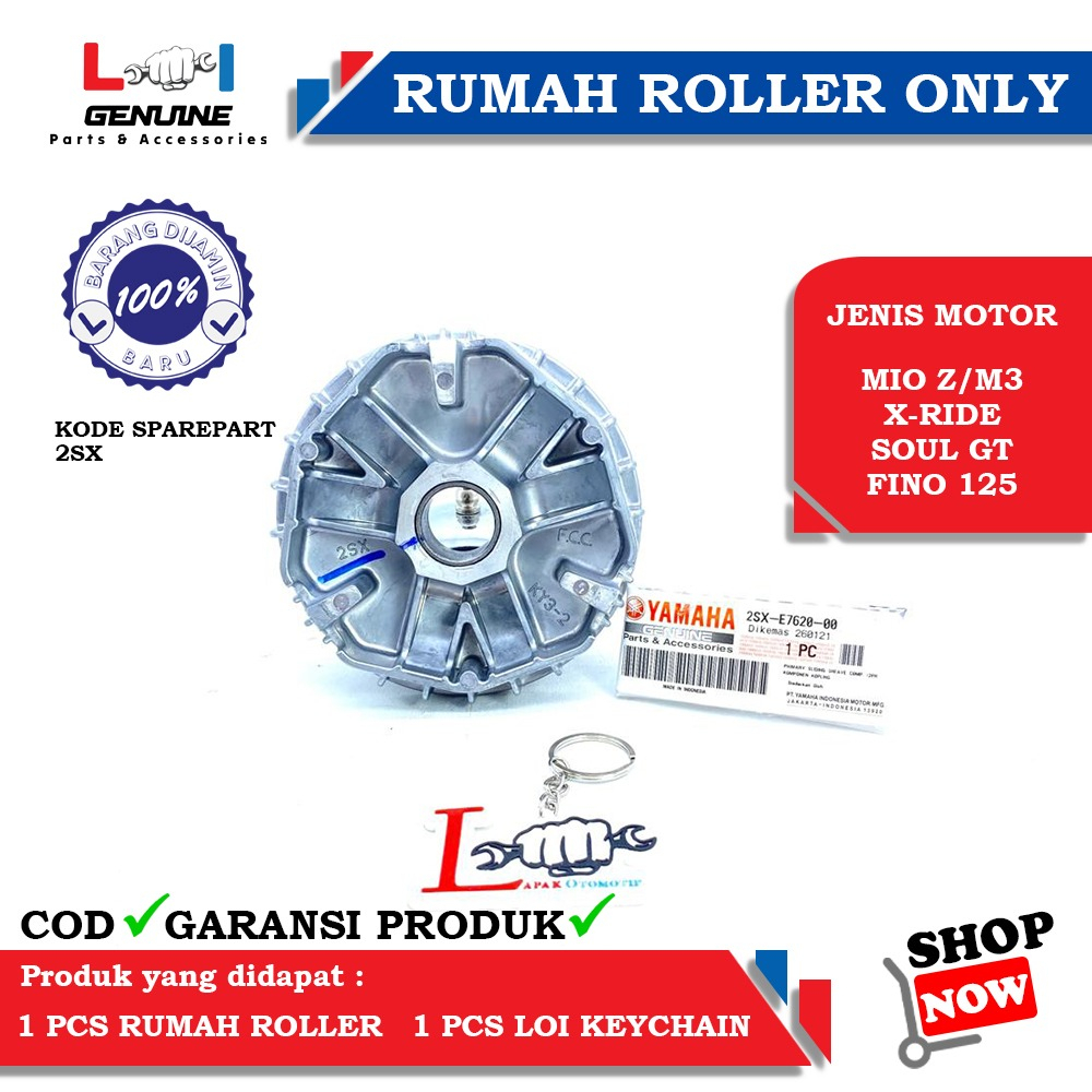 -LOI- RUMAH ROLLER ONLY MIO M3, SOUL GT 125, FINO FI 125, XRIDE 125, FREEGO, MIO GT 125 ORIGINAL YGP 2SX-E7620-00