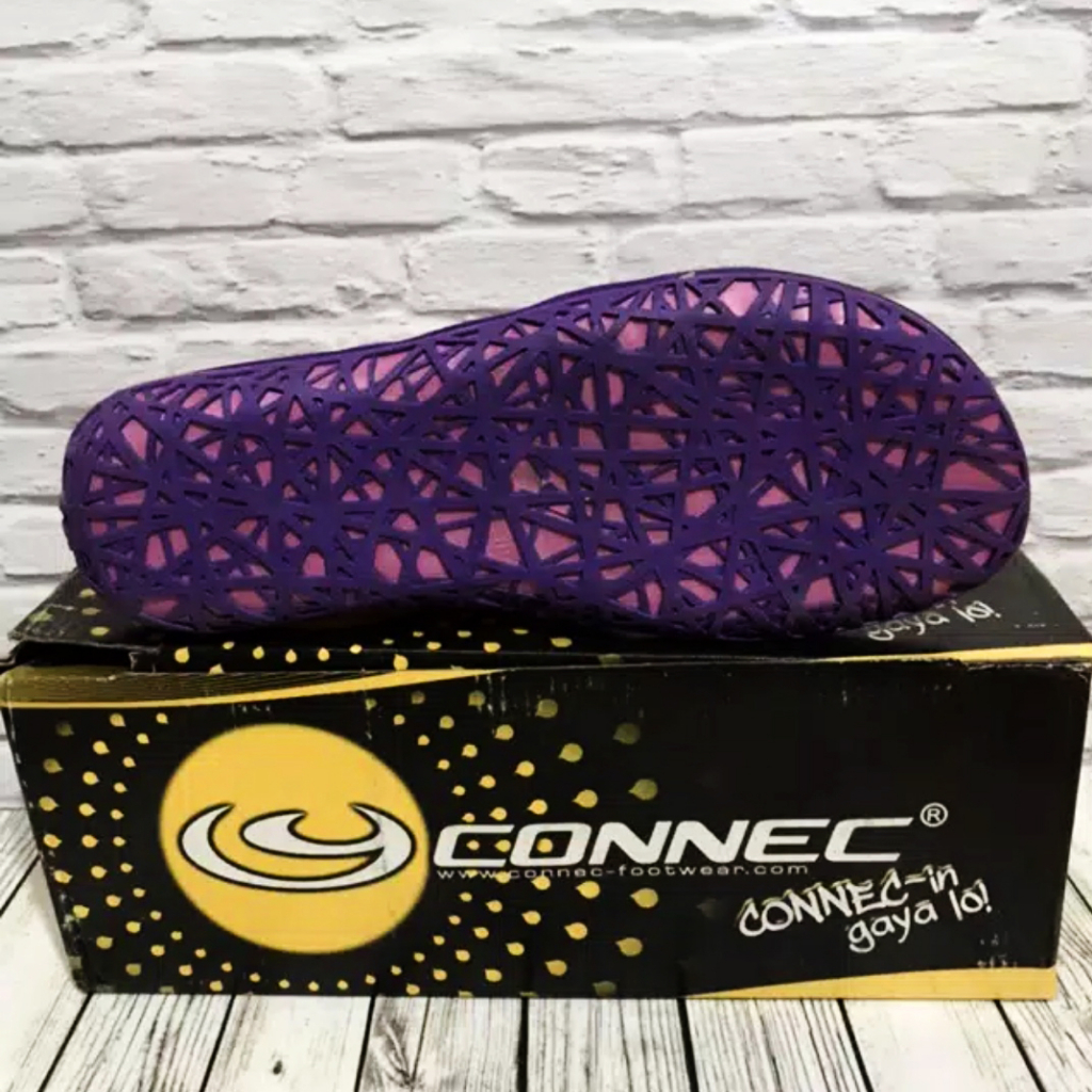 PROMO SANDAL WANITA KEKINIAN CONNEC CONNIE 100% BARU