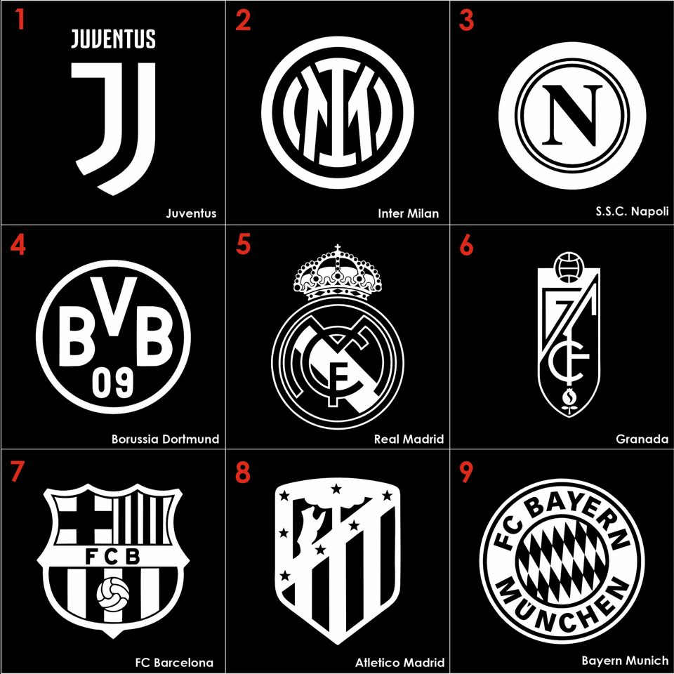 Logo Bola Logo Klub Bola Emblem Club Patch Logo Sablon Polyflex Sablon Kaos Topi Celana Jaket Cuttii