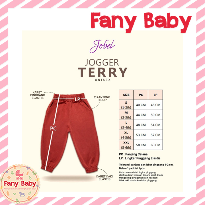 KAZEL JOGGER TERRY UNISEX