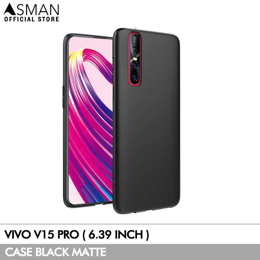 Ultraslim Vivo V15 Pro (6.39&quot;) | Soft Case Black Matte - Hitam