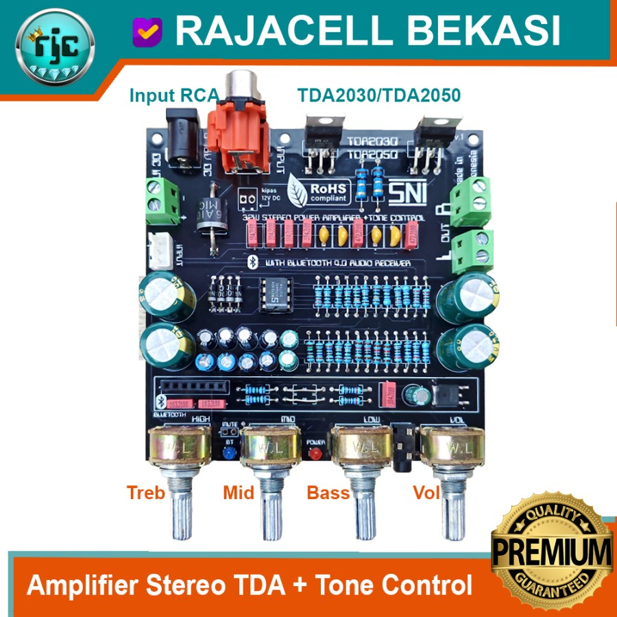 Amplifier TDA2030 TDA2050 35W Stereo Hi-Fi Audio Power Amplifier Ampli