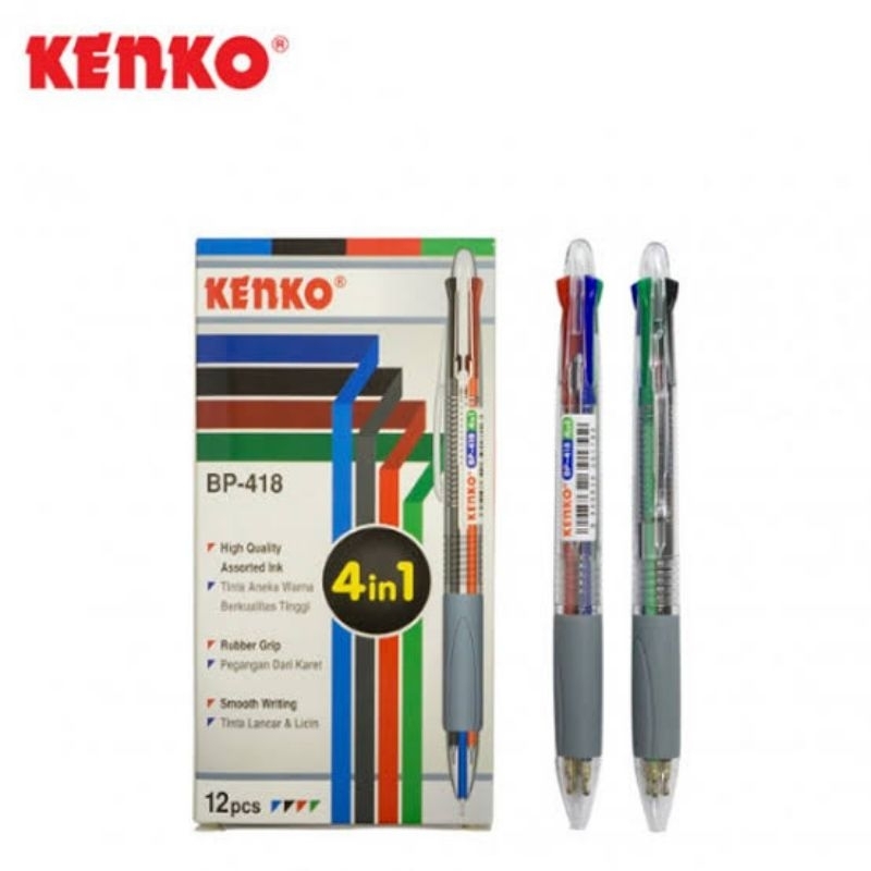 Pulpen Kenko 4 Warna BP-418