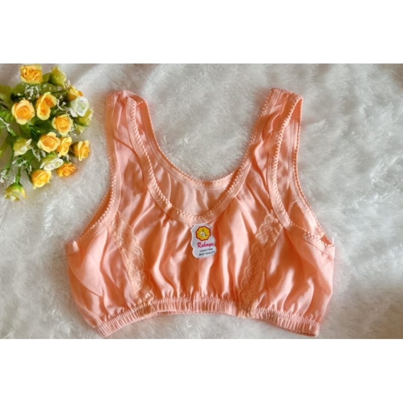 3 Pcs Miniset Katun BH Bra Jumbo/Miniset Rahayu Jumbo XL, 3L