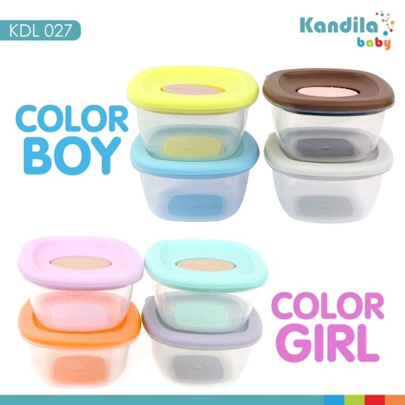 Kandila Baby Food Container isi 4pc kdl 027