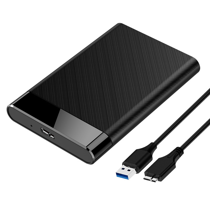 External SATA SSD HDD Case Enclosure 2.5 Inch USB 3.0 High Speed - Q5 - Black