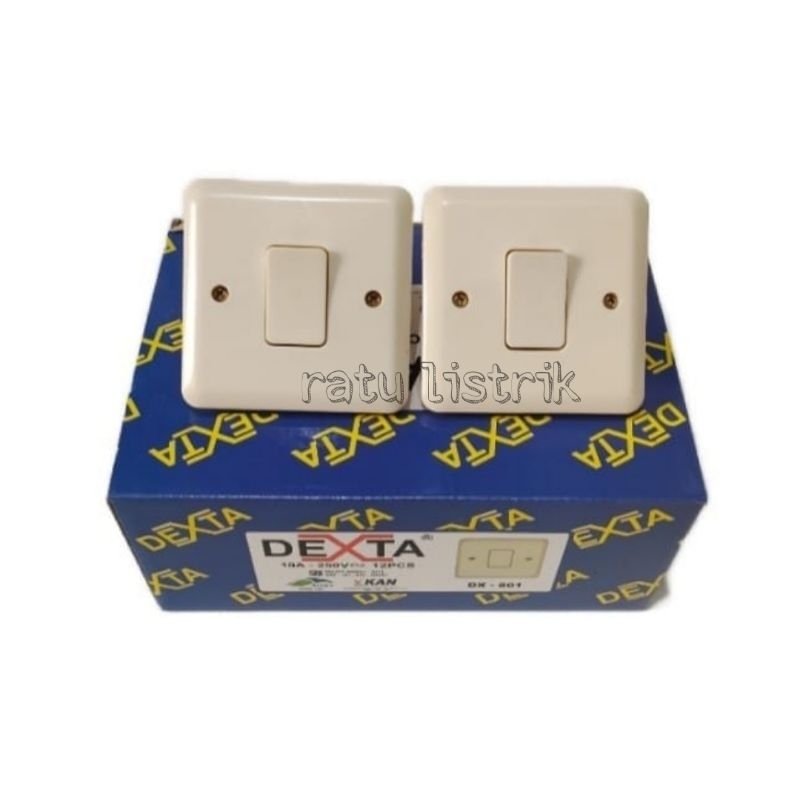Saklar Single New Dexta / Ib Engkel New Dexta / Saklar Tunggal Ib Dexta SNI