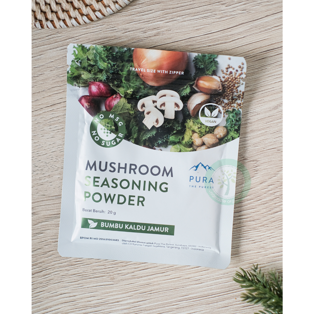

MINI SIZE PURA SEASONING POWDER VEGAN MUSHROOM 20GR