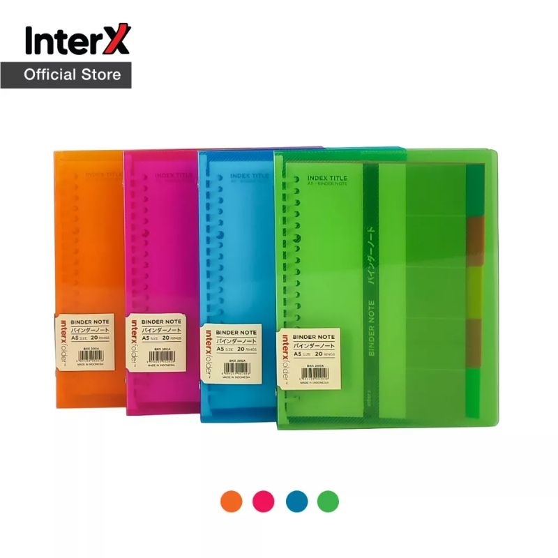 

Binder Note A5 Transparan Inter X