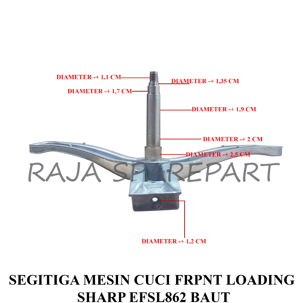 SPIDER MESIN CUCI/SEGITIGA MESIN CUCI FRONT LOADING SHARP EFSL862 BAUT