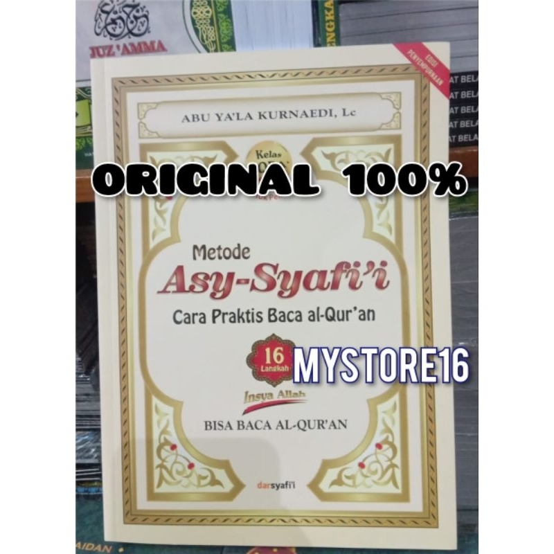 [EDISI PENYEMPURNAAN] Metode Asy Syafii Cara Praktis Baca Al Quran 16 Langkah