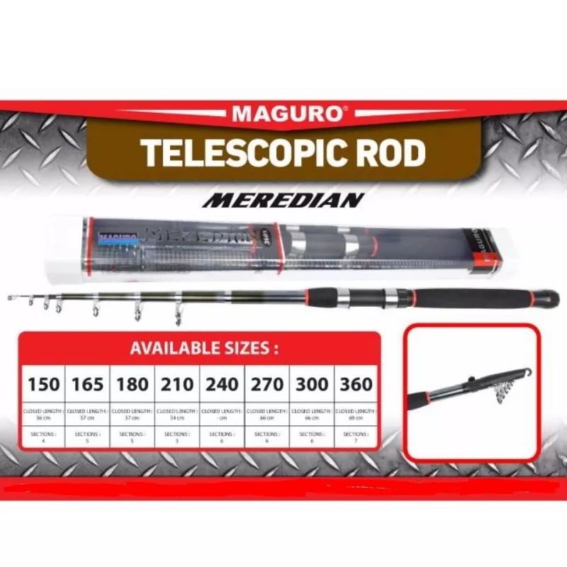 joran telescopic Maguro meredian